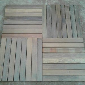 Ipe deck tiles